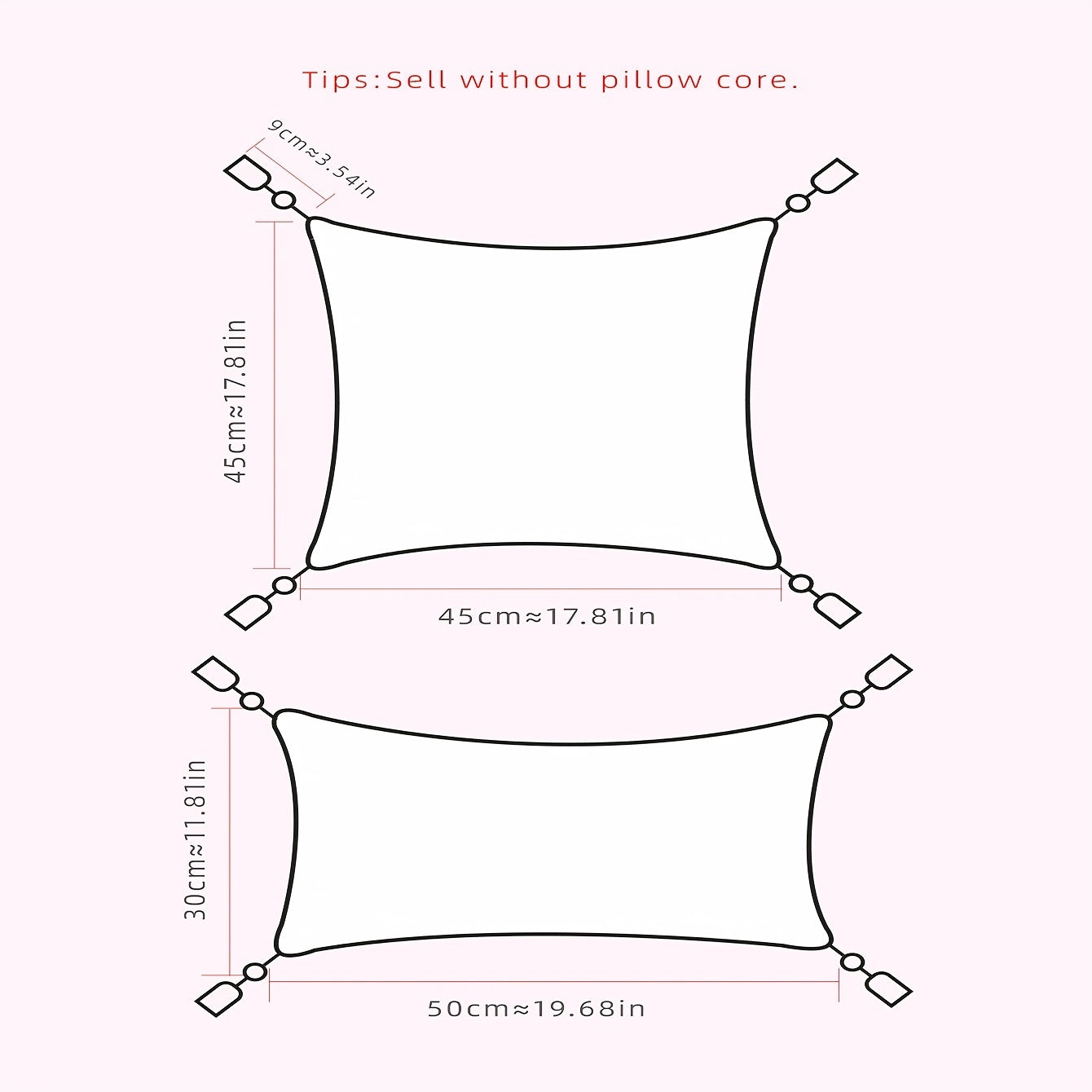 Минималистичная наволочка из жаккардового трикотажа для гостиной, спальни, офиса и кресла