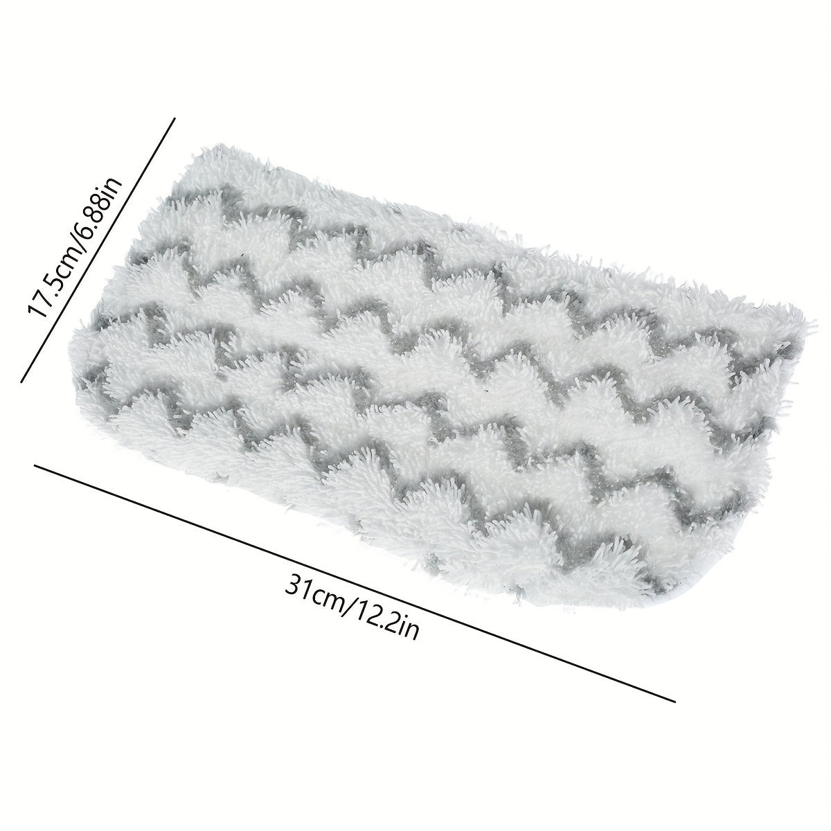 4 ta Mikrofiber almashtirish padlari uchun bug'li mop S1000 S1001C qayta ishlatiladigan yuviladigan