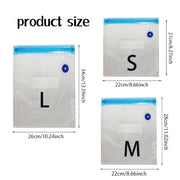 Vacuum Sealer Bags Set 30/50pcs Food Storage Large Medium Small Transparent PE