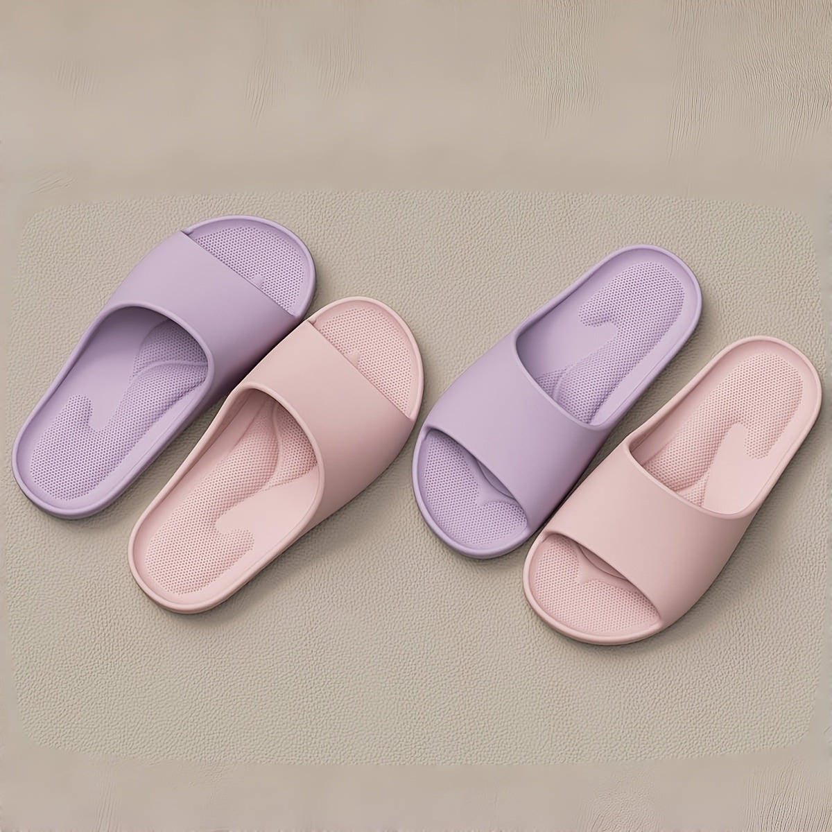 Women's and Men's EVA Slip-On Slippers Casual Indoor Shoes Open Toe