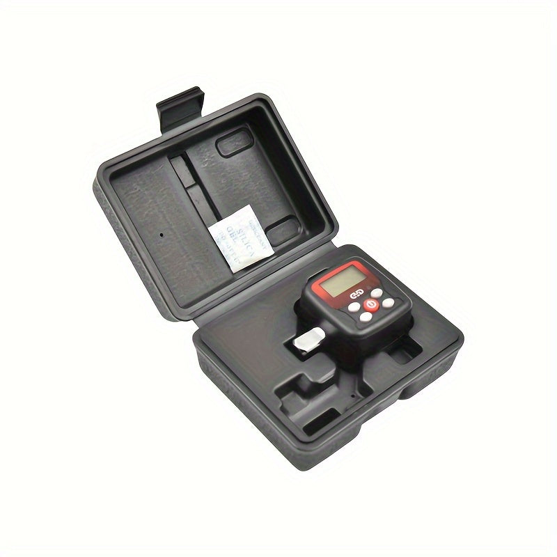 Цифровой адаптер для динамометрического ключа с регулируемой подсветкой, звуковым сигналом, светодиодным предупреждением, высокой точностью, металлический