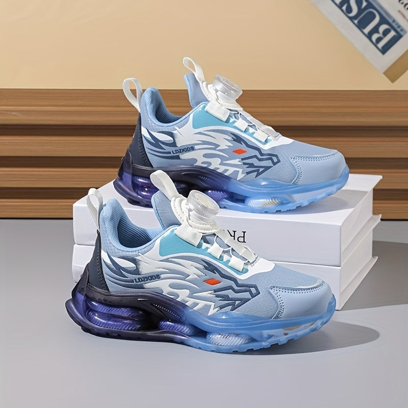 Мужские дышащие водонепроницаемые кроссовки с вращающейся пряжкой, нескользящие, повседневные, спортивные, для бега