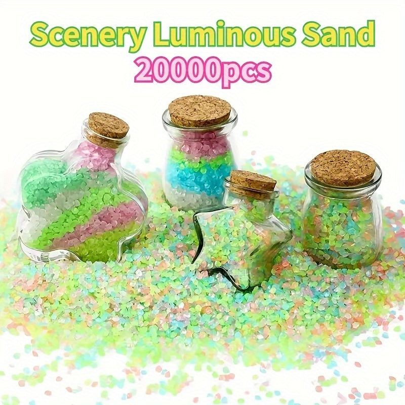 20,000 Luminous Sand Stones for Garden Decor Fish Tanks and DIY Projects 0.28-0.48cm