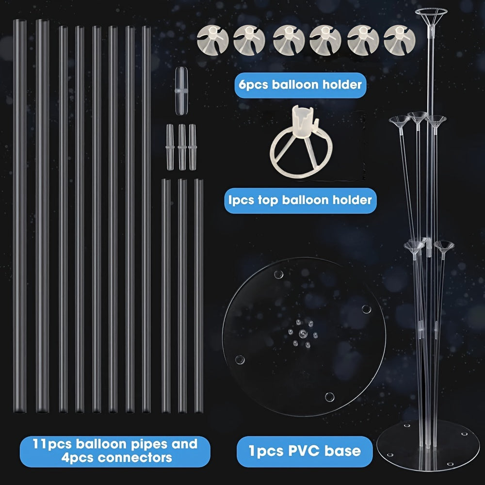 Стенд для воздушных шаров с основанием, стойкой и чашкой - идеально подходит для свадеб, юбилеев, Дня матери и дней рождения.