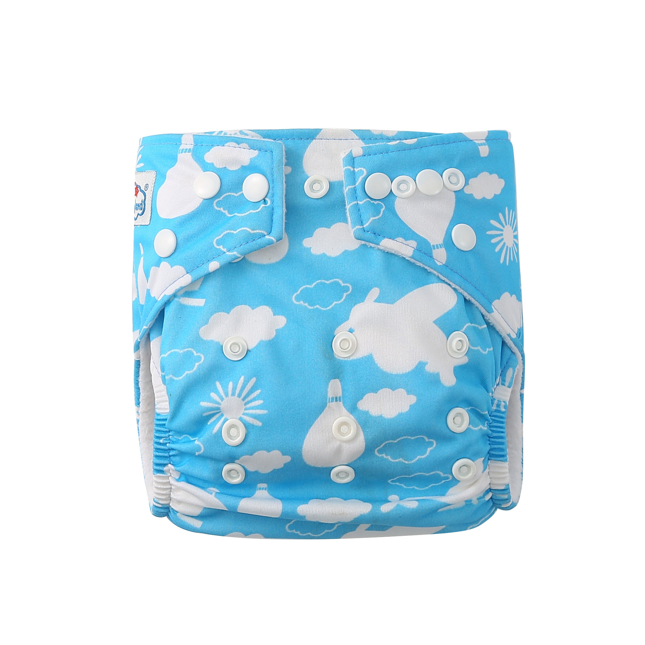 Reusable Cloth Diapers for Babies 0+ Waterproof Highly Absorbent Adjustable Fit Pink Blue White