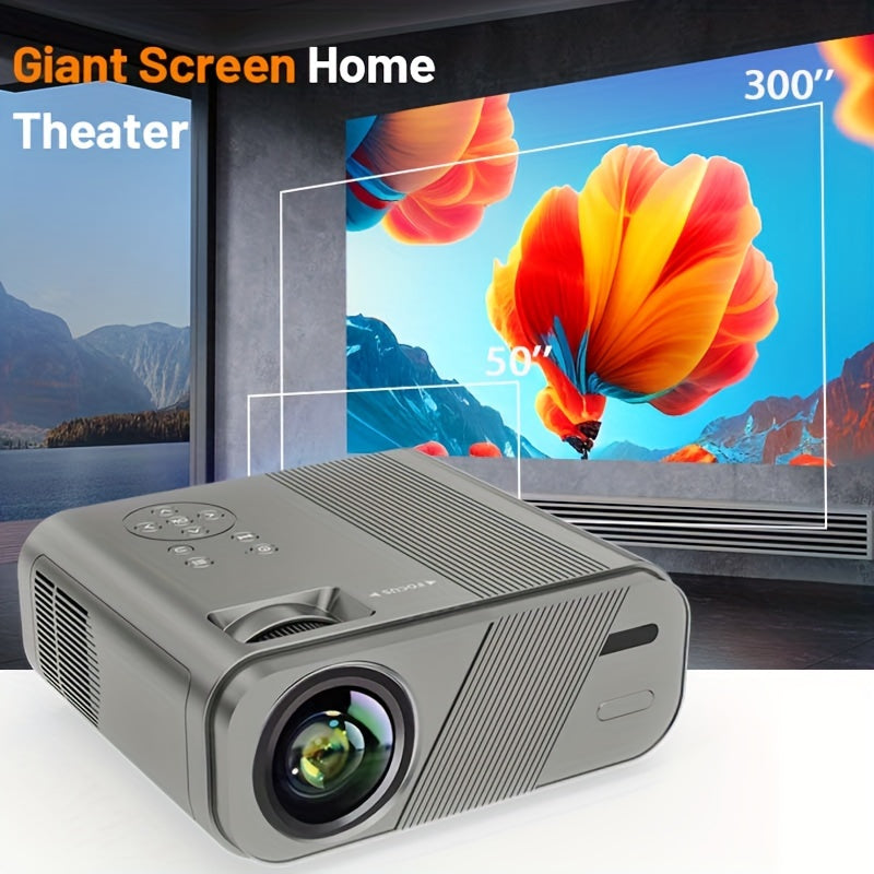 Portable LED Projector for Home Theater 1080P WiFi 15000 Lumens