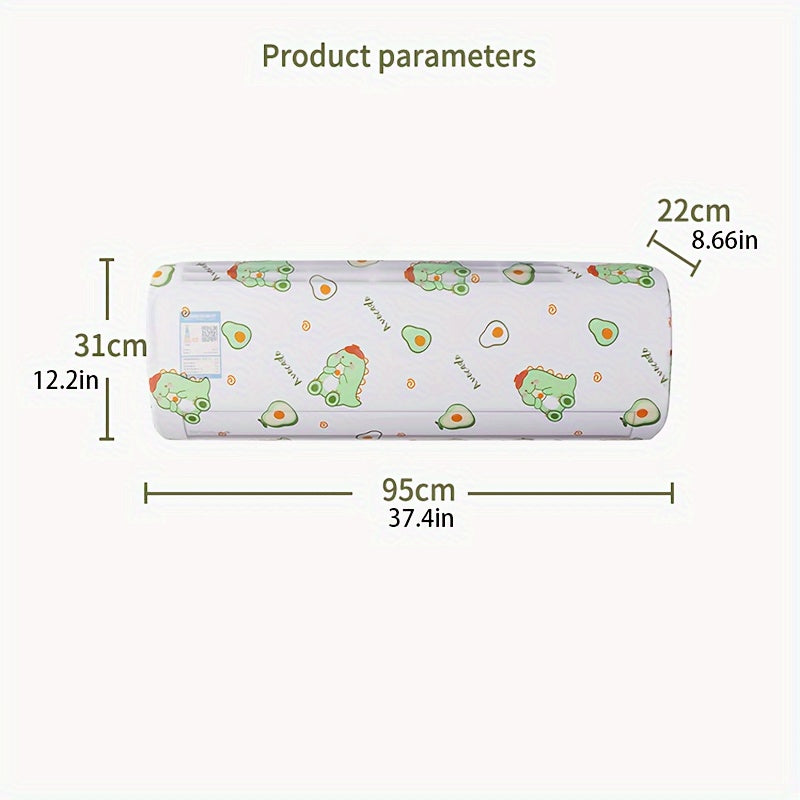 Universal Fit Air Conditioner Dust Cover Washable Elastic Material Easy Installation