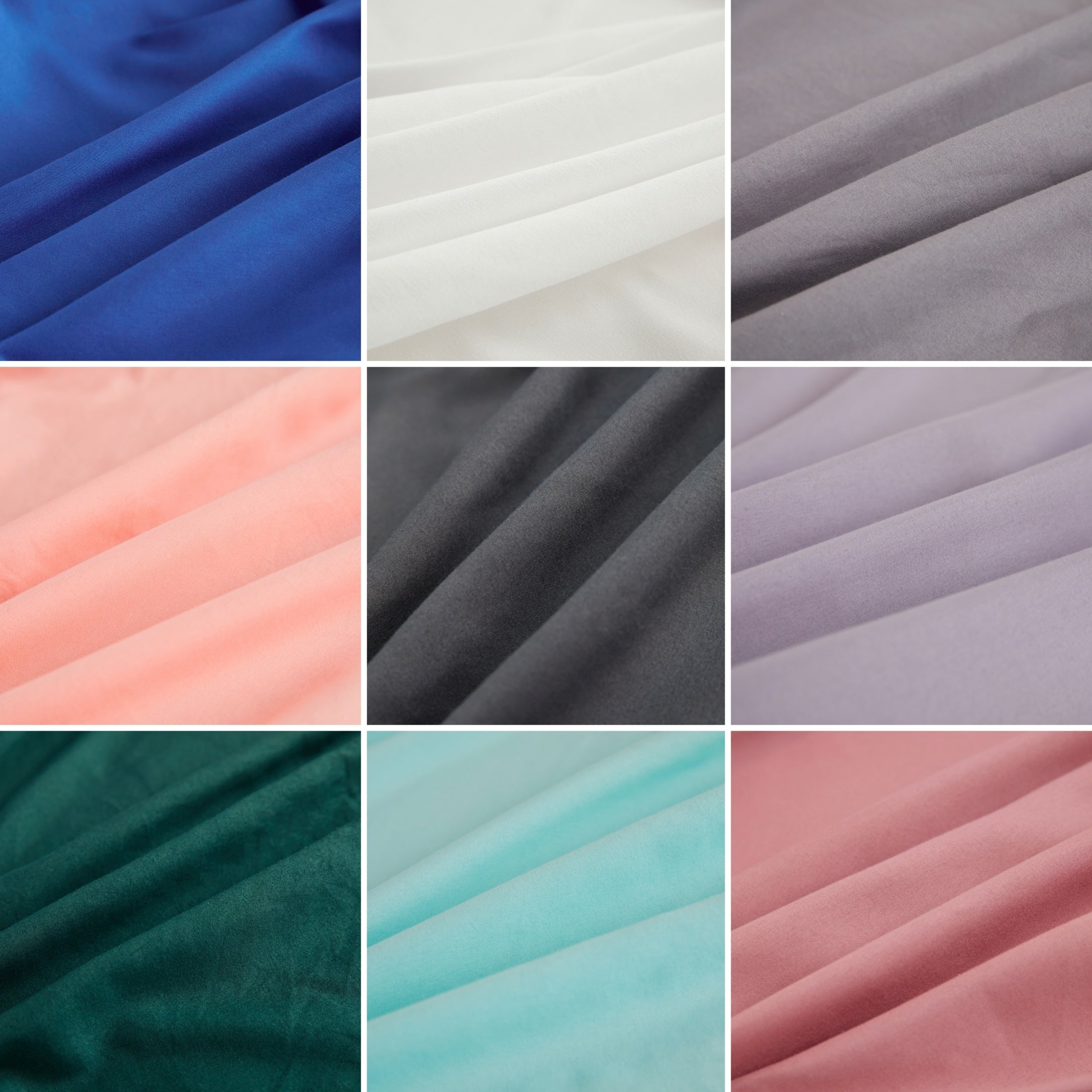 Juego de sábanas ajustadas de poliéster cepillado con 2 fundas de almohada, con bolsillo profundo, ropa de cama