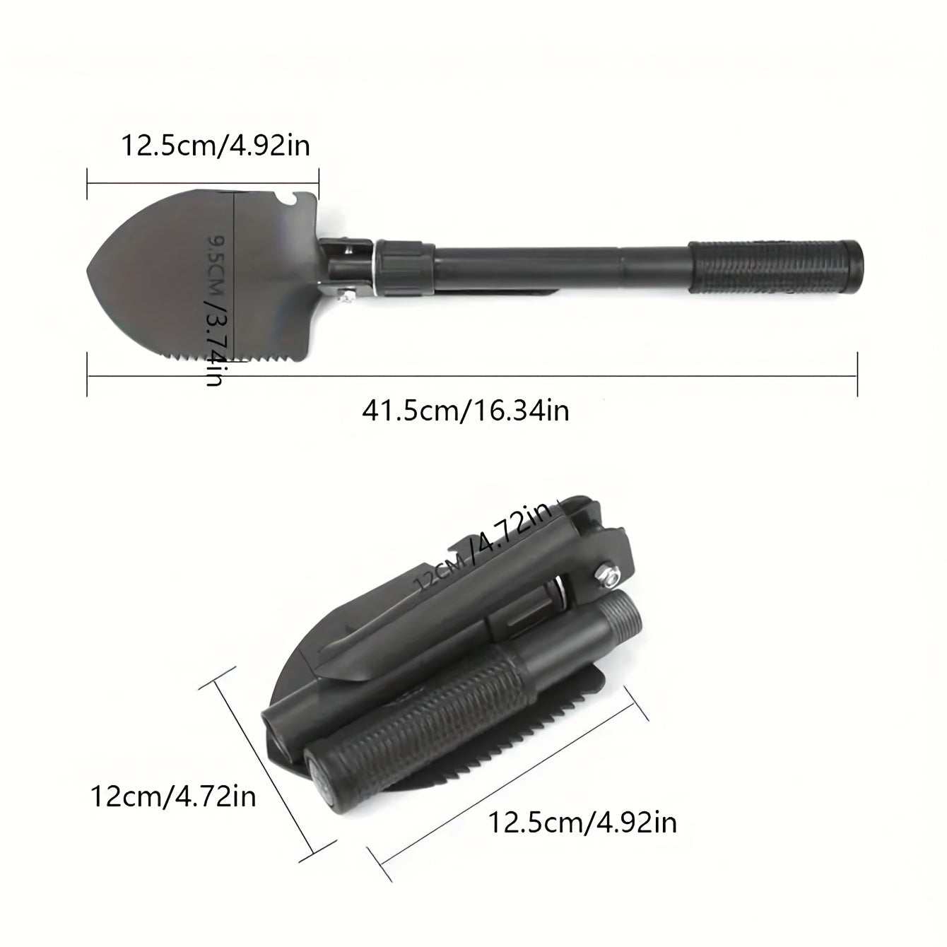 Stainless Steel Folding Shovel for Outdoor Garden Camping Hiking