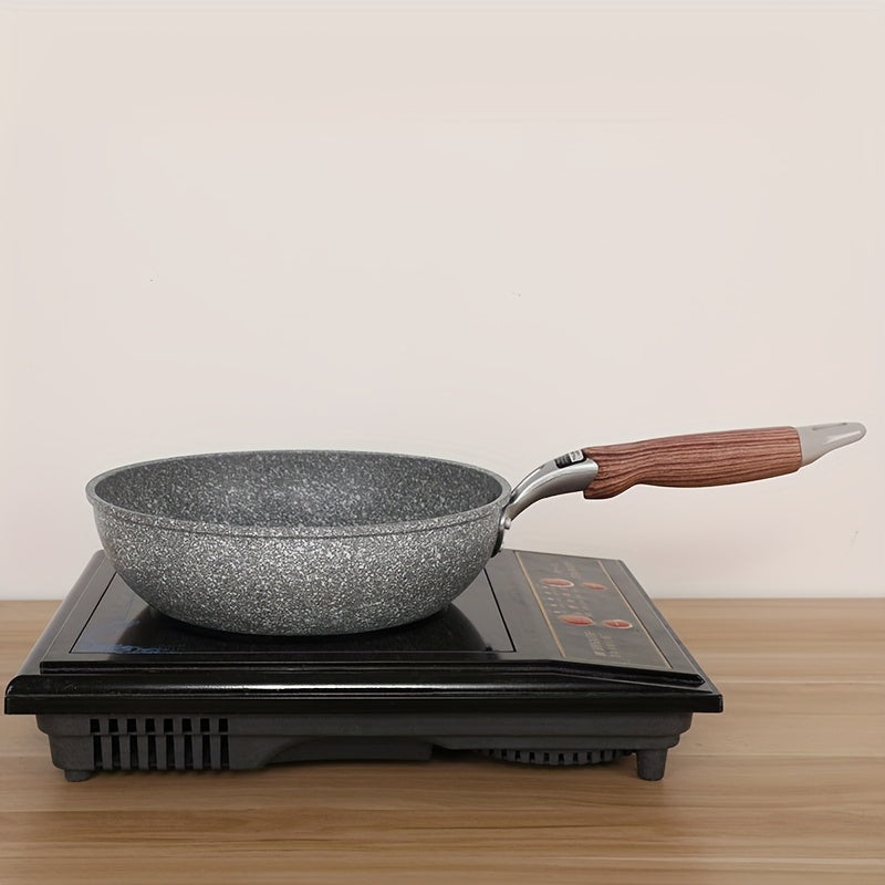 Yopishqoq bo'lmagan alyuminiy vok - Gaz va induksiya pechlari uchun mos, tozalash oson, uy oshxonalariga juda mos keladi