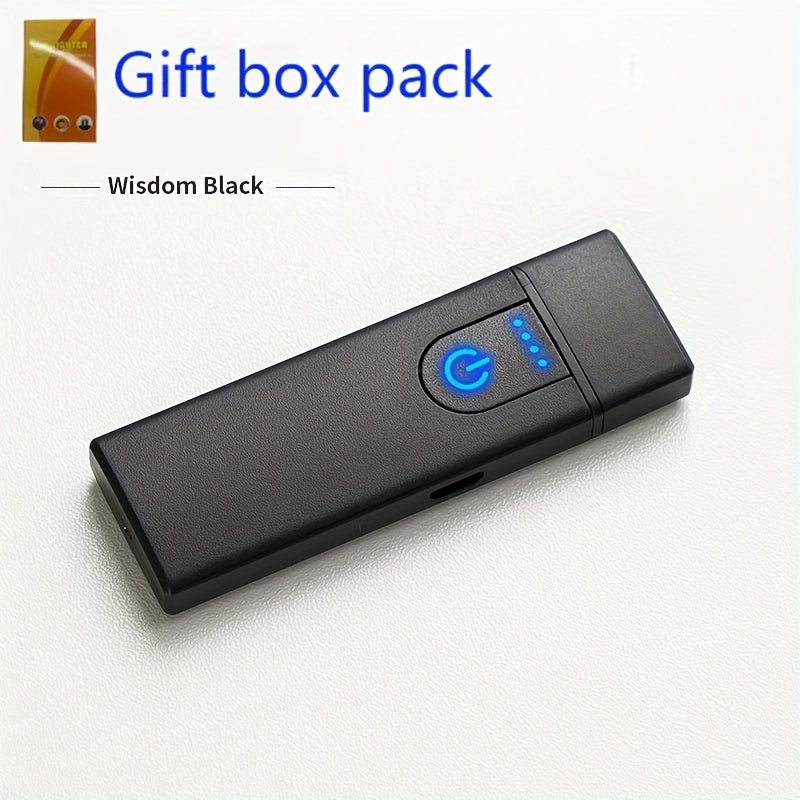 Portativ USB qayta to'ldiriladigan sensorli yondirgich, 10 rangli, sayohat uchun