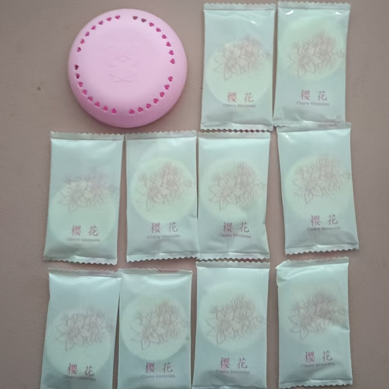 Long-Lasting Aromatherapy Air Freshener Refills 10-Pack with Case Solid Odor Eliminator Tablets Balm Scent