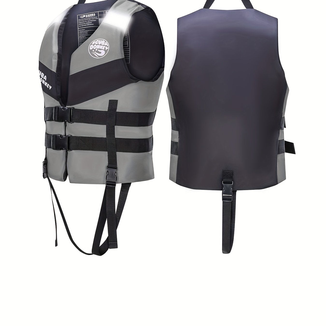 Полиэстерский жилет для водных видов спорта с V-образным вырезом для каякинга, лодочного спорта, плавания, рафтинга