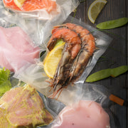 6pcs Single Sided Grain Vacuum Bags PE+PA Material for Food Storage in Kitchen and Household