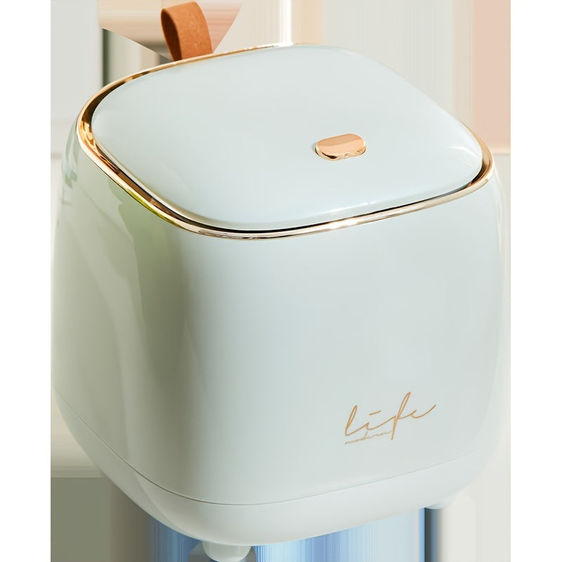 1.5L stol usti axlat qutisi oshxona, hammom, yotoq xonasi, ofis saqlash va chiqindilarni tashlash uchun