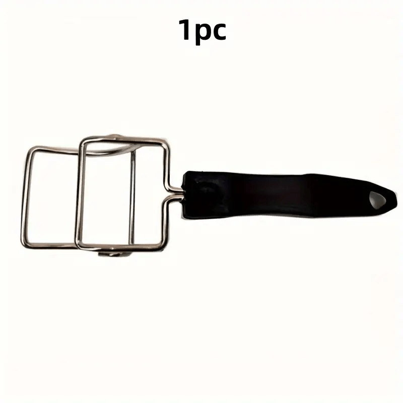 2-piece black oven push-pull tool with heat-resistant handle for lifting trays