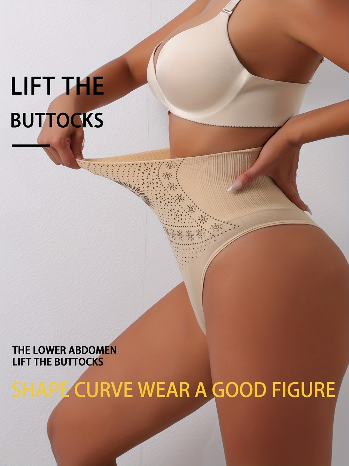 Women's Slimming Shapewear Pants Tummy Control Butt Lift Thigh Slimmer Nylon Elastane
