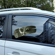 3D Наклейки на автомобиль инопланетянина Виниловые наклейки для защиты от царапин на дверях, окнах, ноутбуках