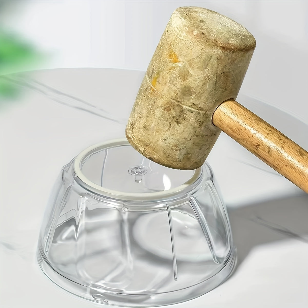 Ручной портативный овощерезка 1-10л со стеклянным корпусом, без электроэнергии