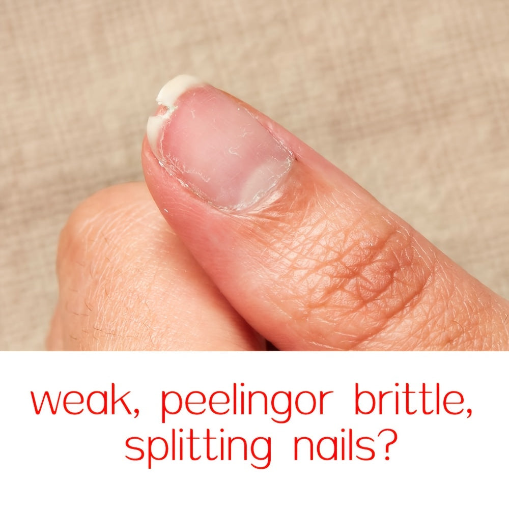 Pink Natural Nail Strengthener Alcohol-Free Keratin Long-Lasting
