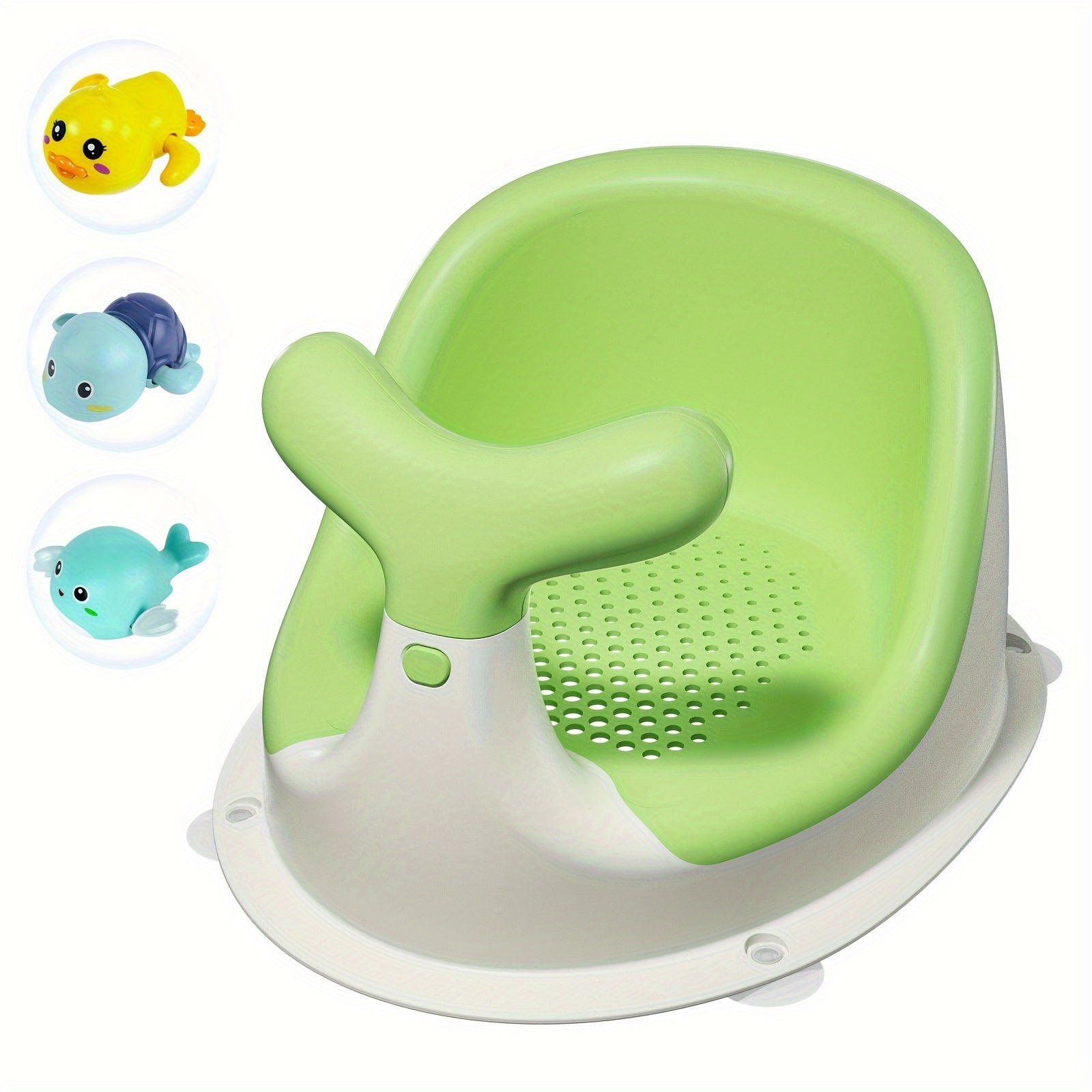Baby Bath Seat for Toddlers 6 Months Plus Non-Slip Silicone Bathtub Chair