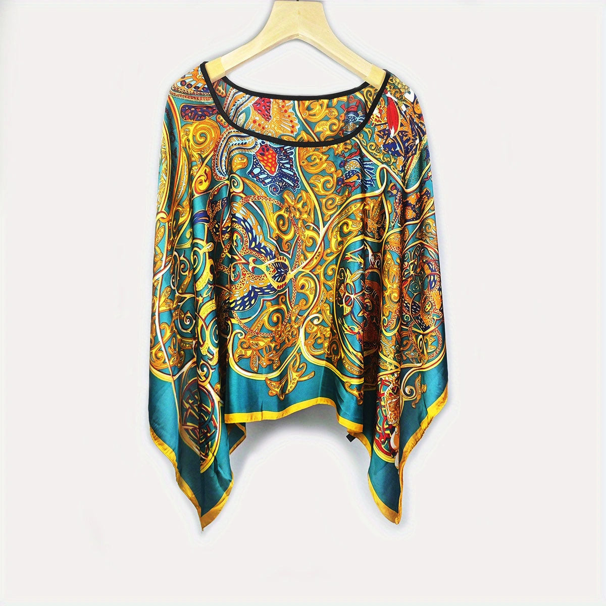 Women's Sun-Protective Breathable Fabric Shawl Summer Wrap for Daily Use