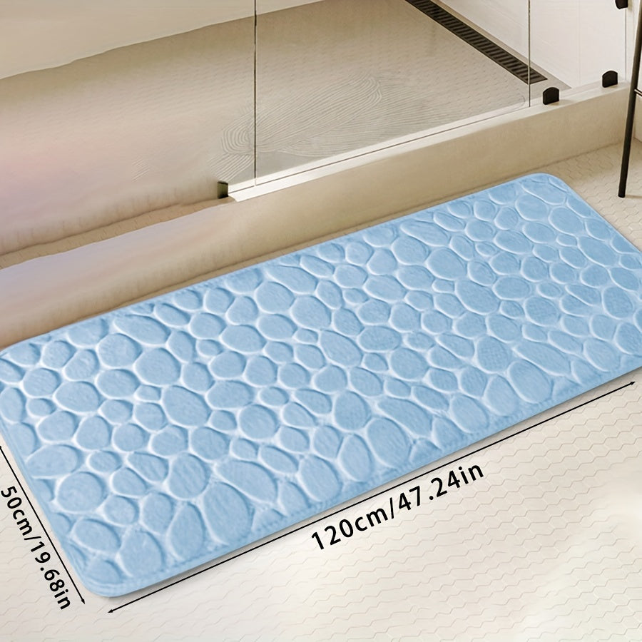 Zarif tosh naqshli poliester hammom matosi, yuqori zichlikdagi ko'pik, sirpanmaydigan to'qima dizayni. Hammom, dush, hammom bezaklari uchun juda singdiruvchi va yumshoq qulaylik.