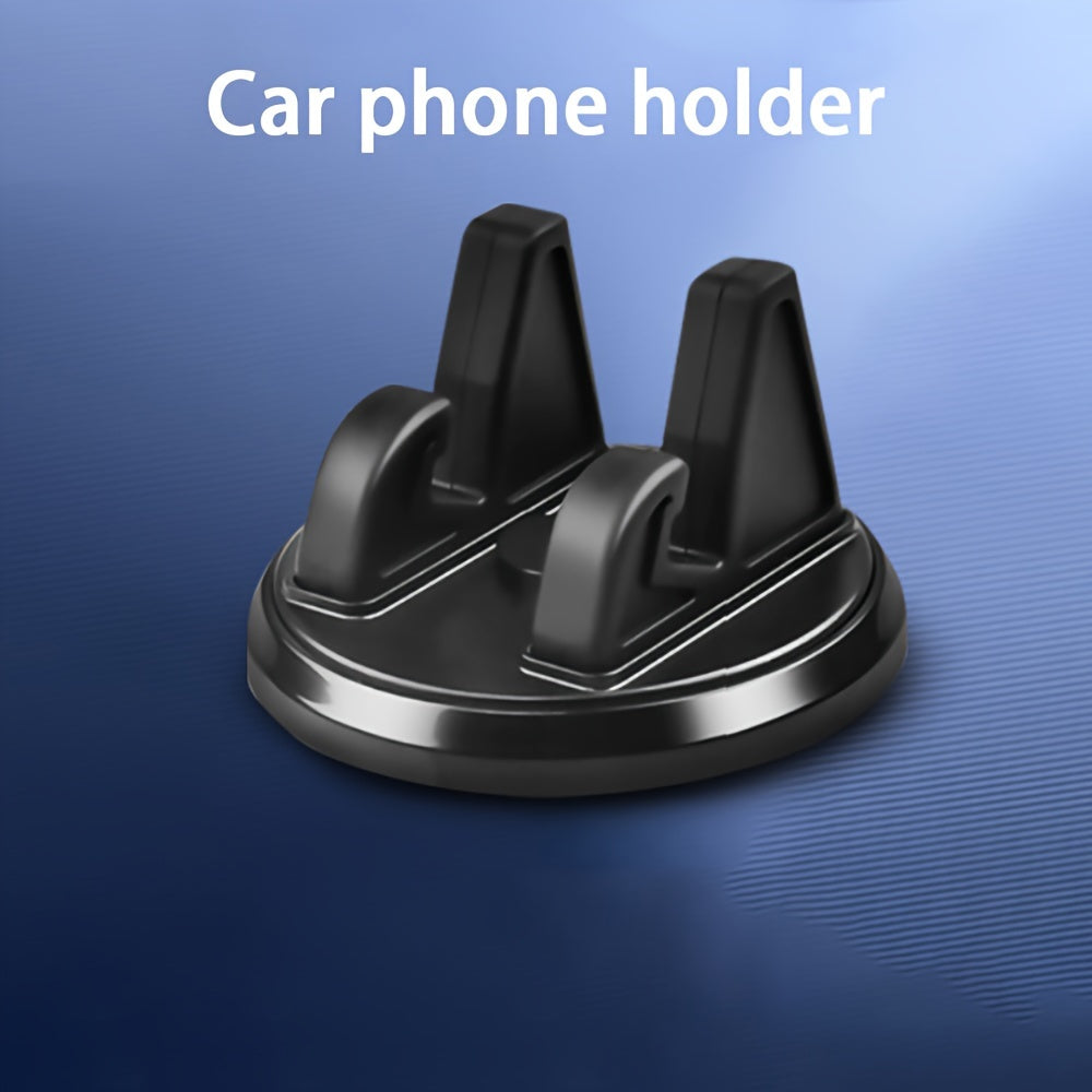 Car Phone Holder ABS Desktop 360 Rotation Anti Slip Car Navigation Mount