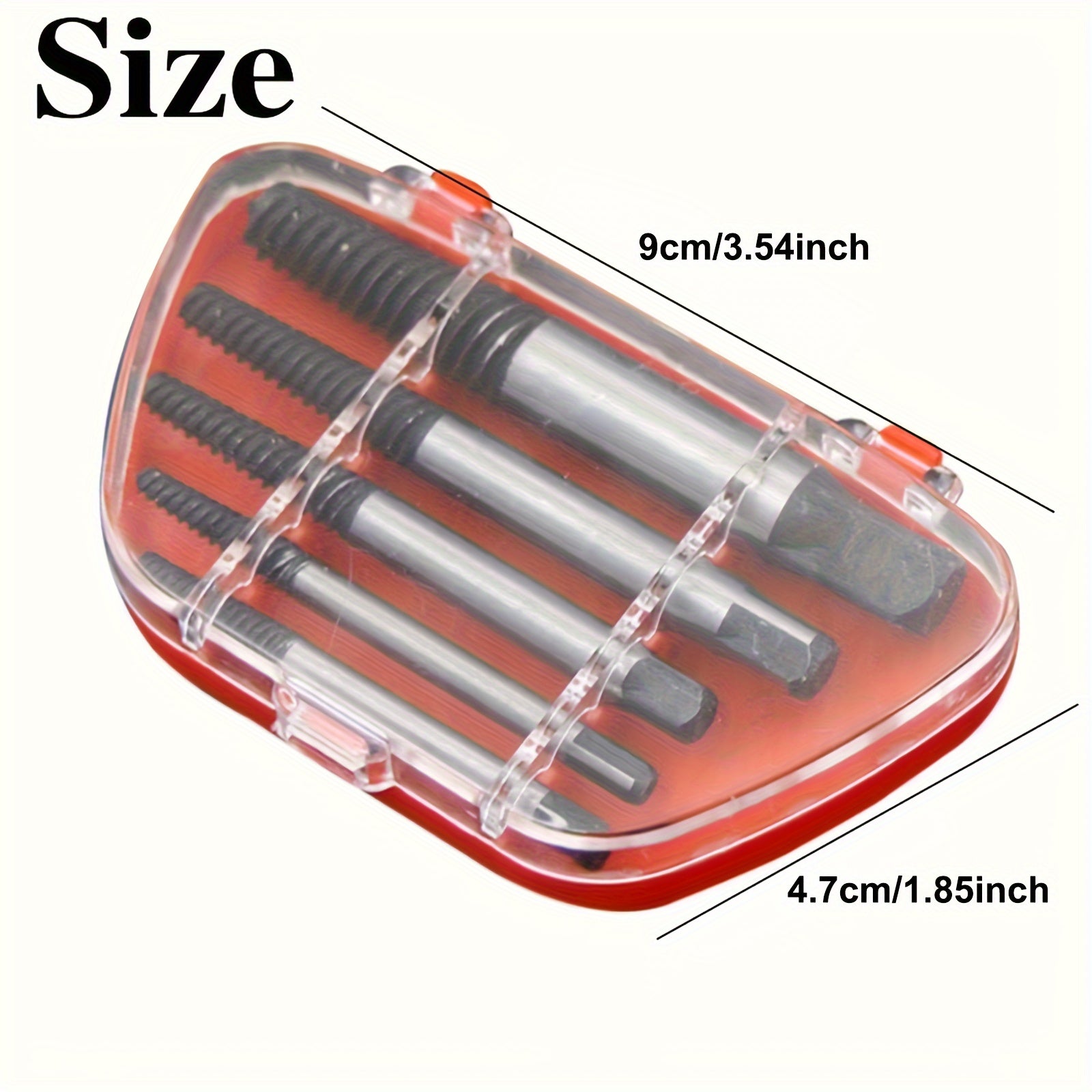 Juego de 5/6 piezas de extractores de tornillos rotos - Removedores de pernos para quitar tornillos