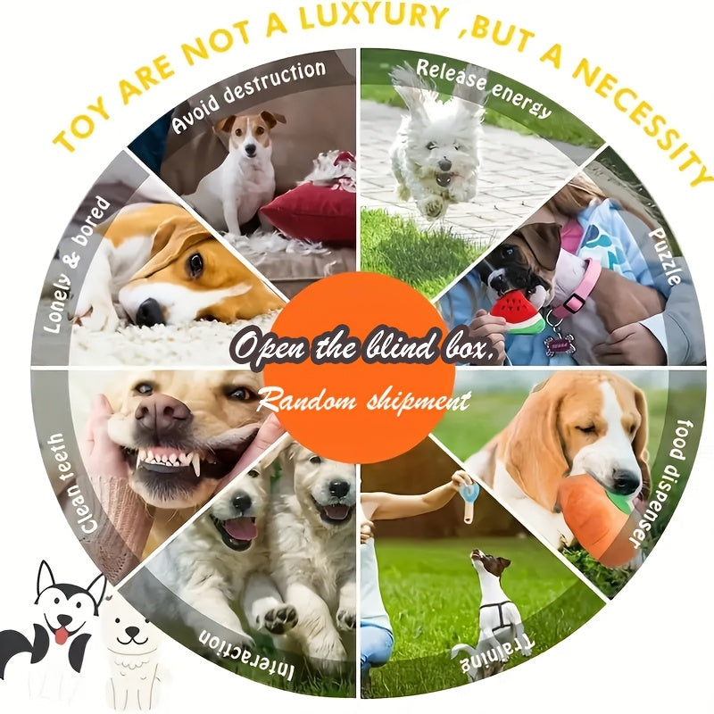 5/10 ta xil xil itlar uchun shovqinli o'yinchoqlar to'plami - yumshoq chaynashlar, turli dizaynlar, tish parvarishi va zerikishdan qutulish uchun ideal, barcha it o'lchamlari uchun mos.