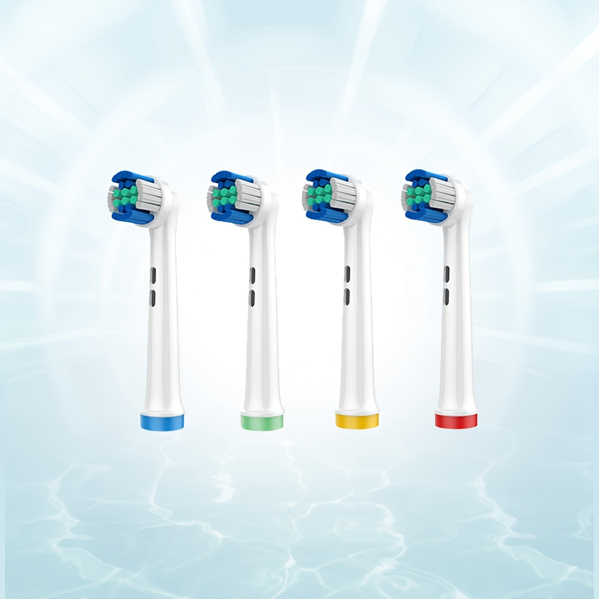 Cabezas de cepillo de dientes eléctricas reemplazables, limpieza multifuncional en múltiples ángulos, paquete de 4/8/20