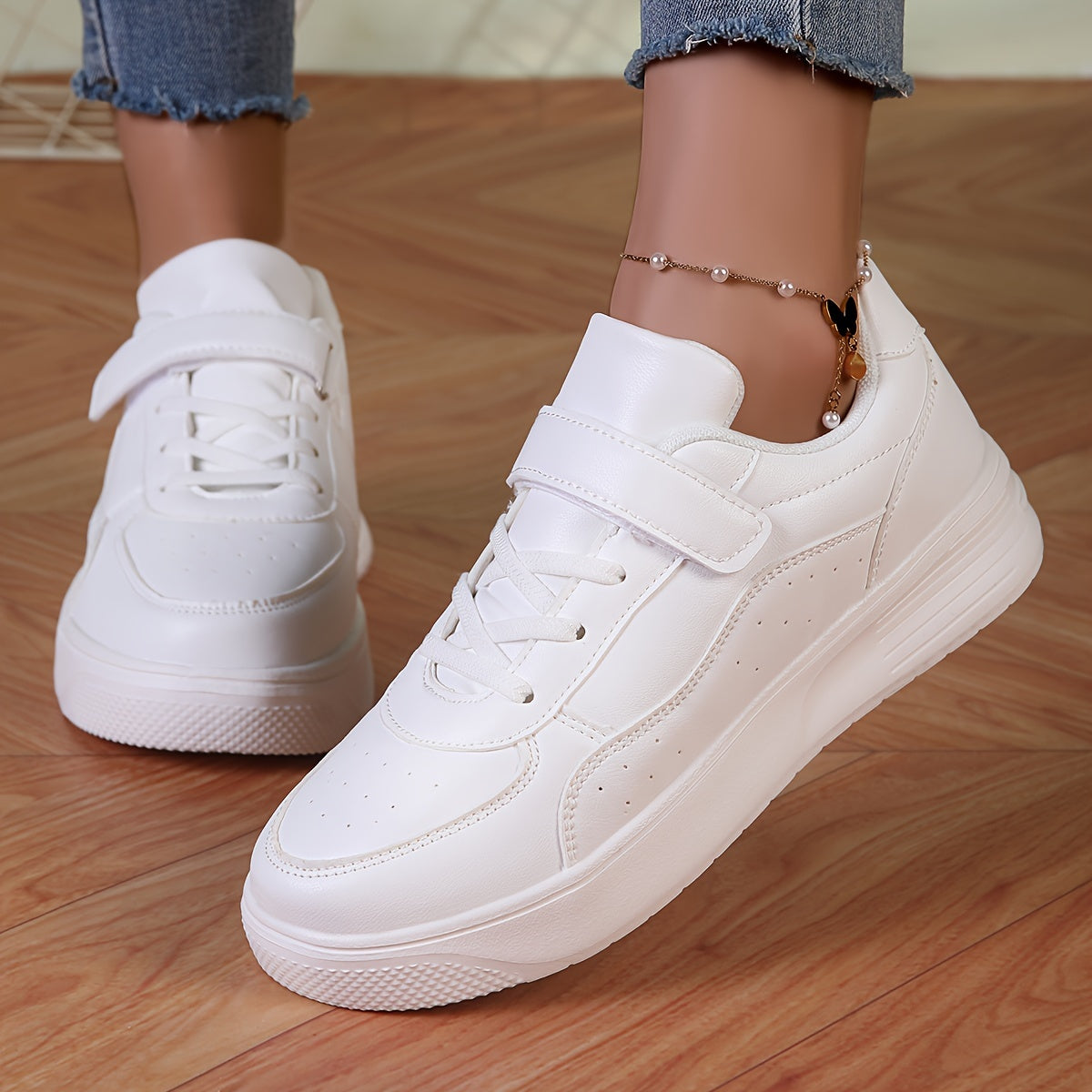 Kids Sneakers Breathable Fabric Lining Non-Slip EVA Sole Casual Sports Shoes for Boys and Girls