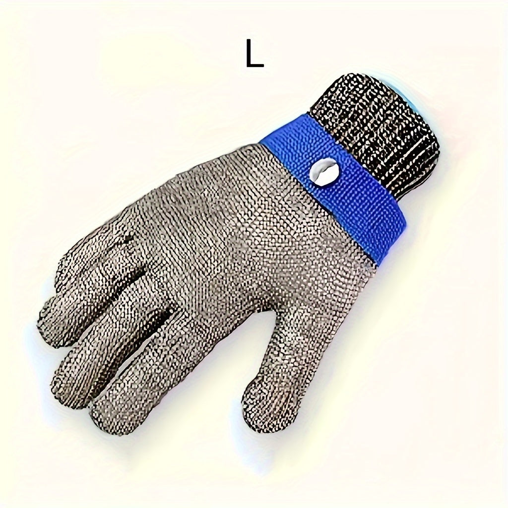 Cut-Resistant Metal Mesh Gloves for Kitchen and Cleaning Latex-Free Household Safety