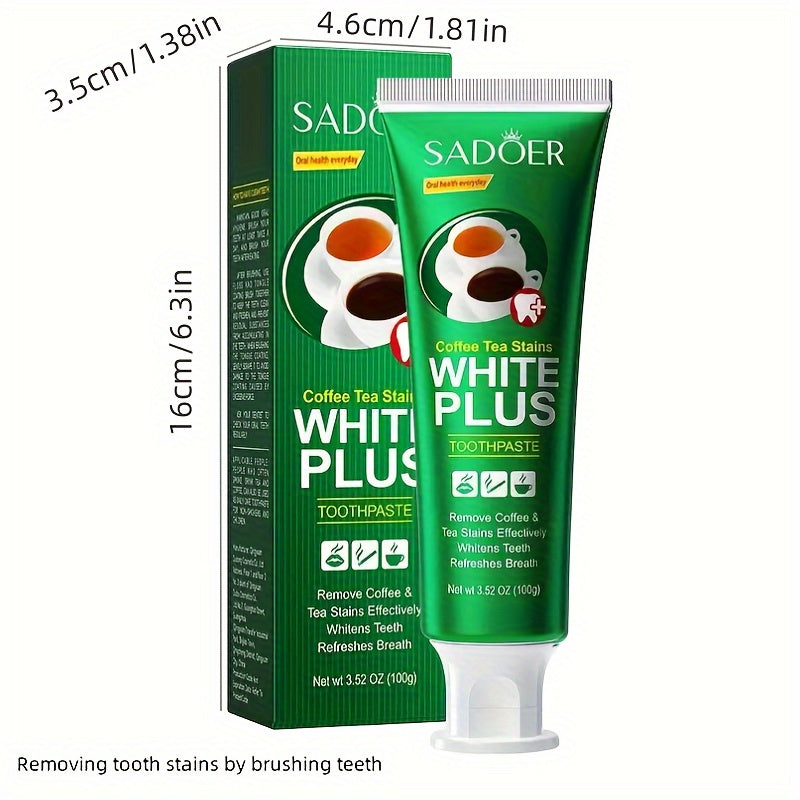 Pasta de dientes blanqueadora para unisex 300g removedor de sarro natural