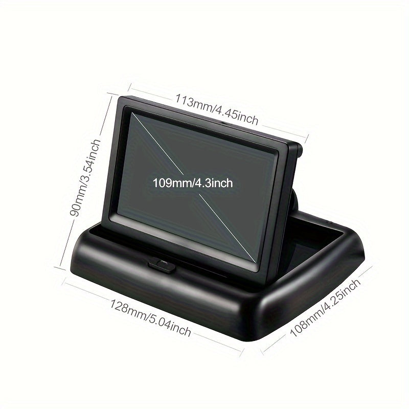 Car Seat Camera Monitor 10.92cm HD Display Night Vision Wide Angle Toddler Safety