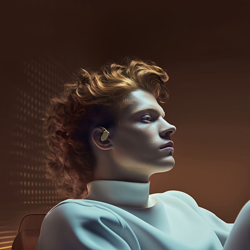 Wireless On-Ear Headphones Deep Bass HIFI Touch Control Rechargeable for Android iPhone Gaming Video Calls