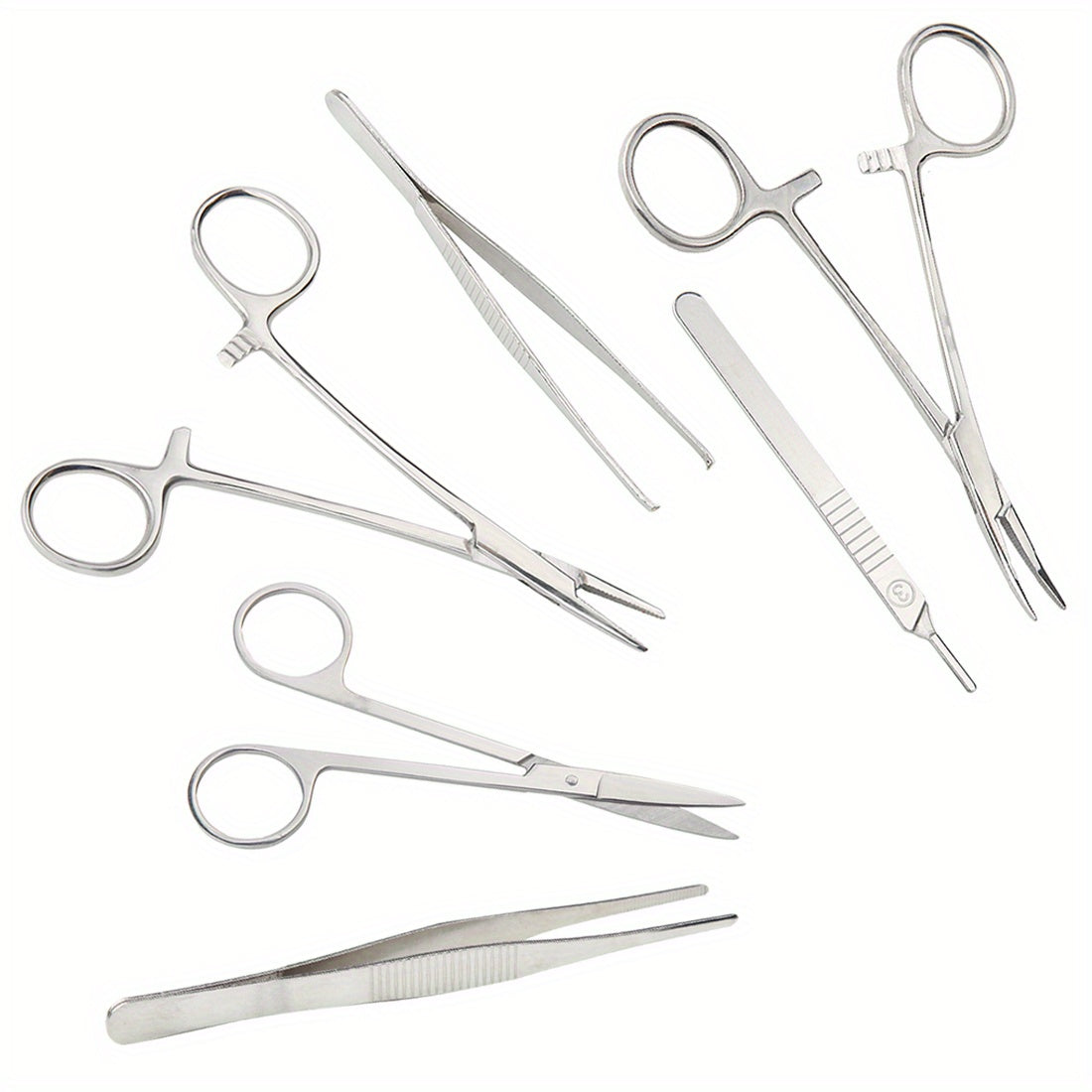 Nursing Student Suture Practice Kit Metal All-in-One Training Set