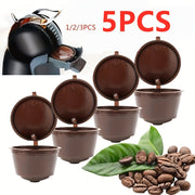 Reusable Coffee Capsule Filter Holder Pack of 1 2 3 5 for Nespresso Pods