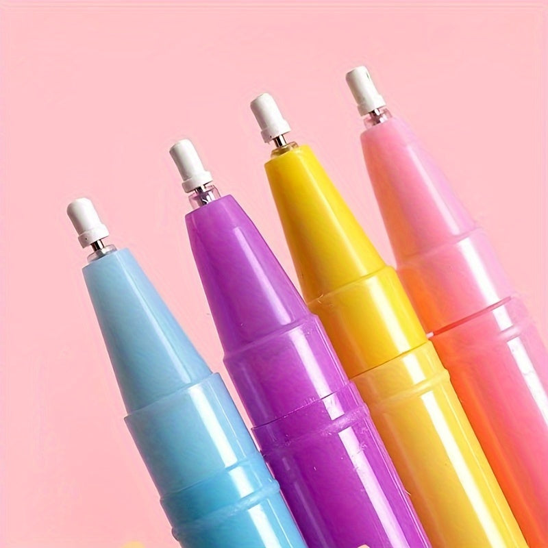 Paquete de 20 bolígrafos rollerball de tinta en gel con diseño de dibujos animados para escritura suave y papelería creativa