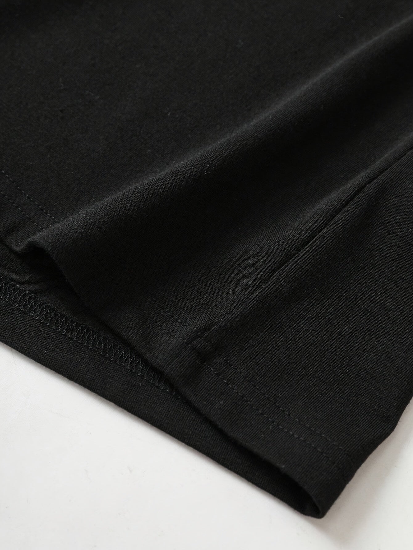 Women's Floral Casual T-Shirt with Contrast Lace and Crew Neck