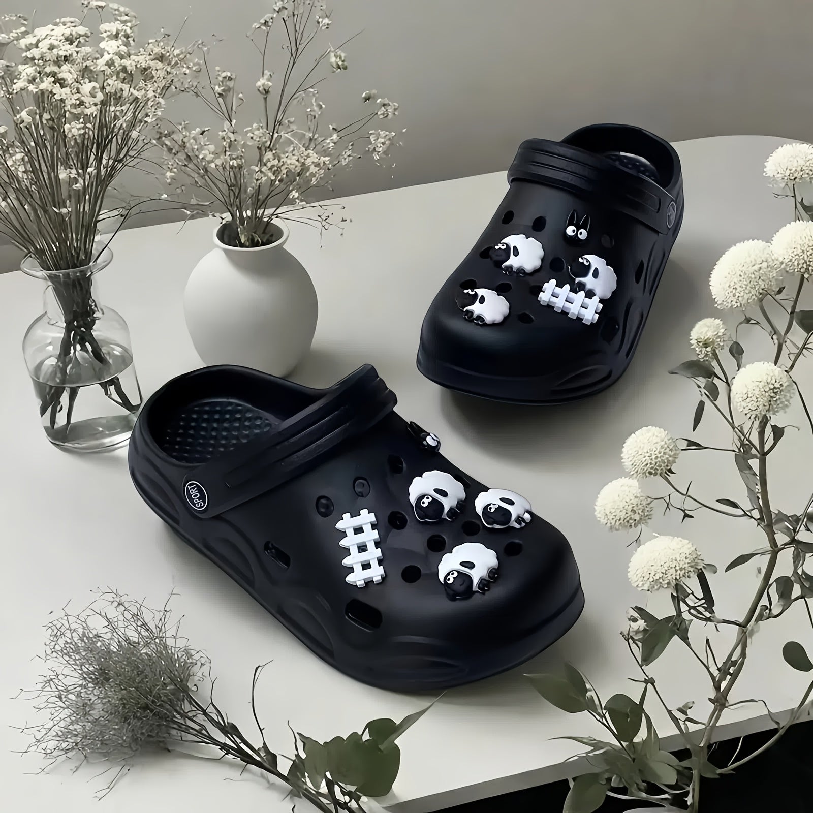 Women's EVA Flat Sole Farm Style Sandals Summer Garden Shoes