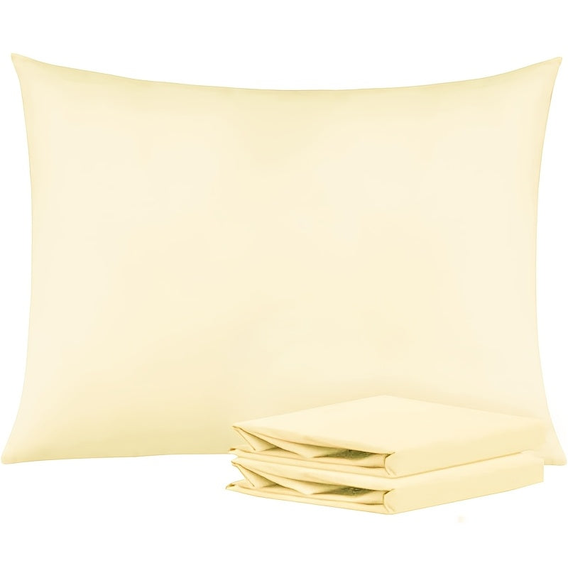 White Pillowcases Set for Bed Sofa Breathable Soft High-Quality Fabric