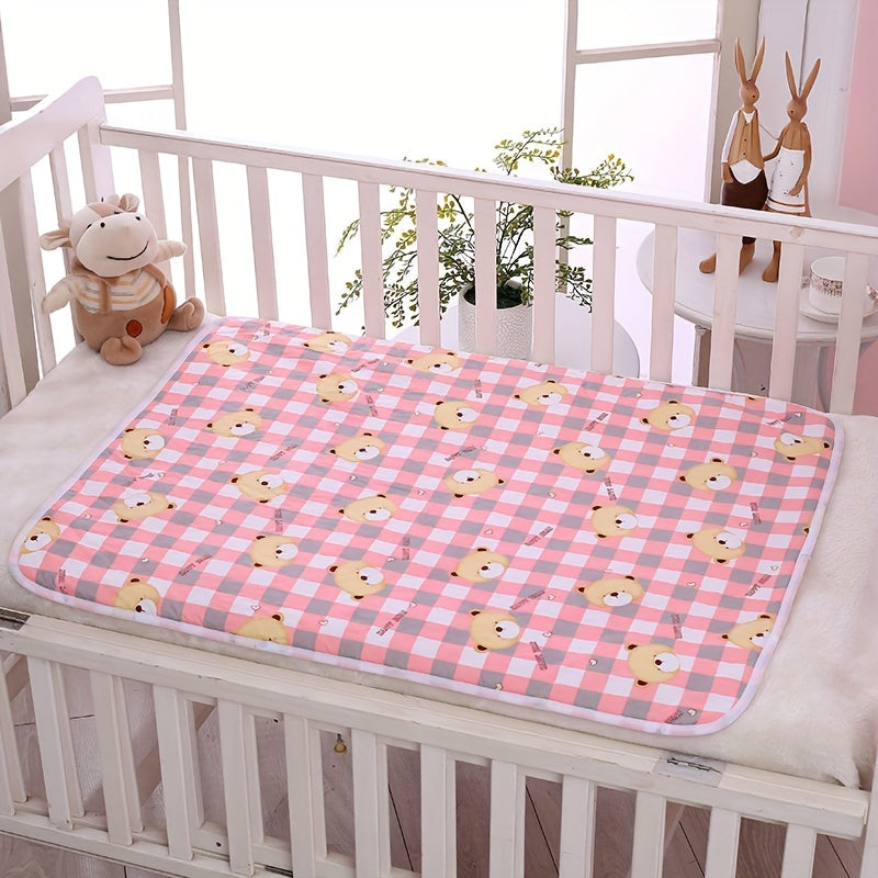 Baby Changing Pad Reusable Printed Bed Care Mat for Infants and Seniors