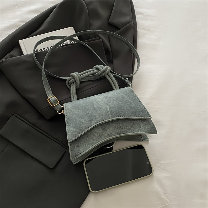 Women's Crossbody Bag PU Solid Color Lightweight Adjustable Strap Magnetic Closure