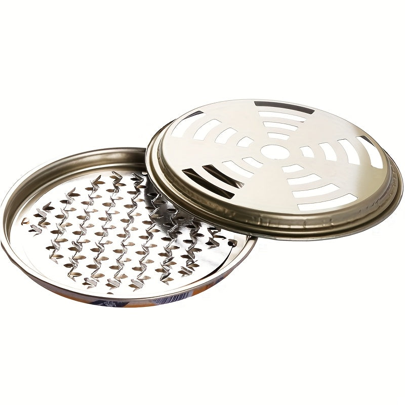 2pcs Stainless Steel Mosquito Coil Holders Indoor Outdoor Metal Stand