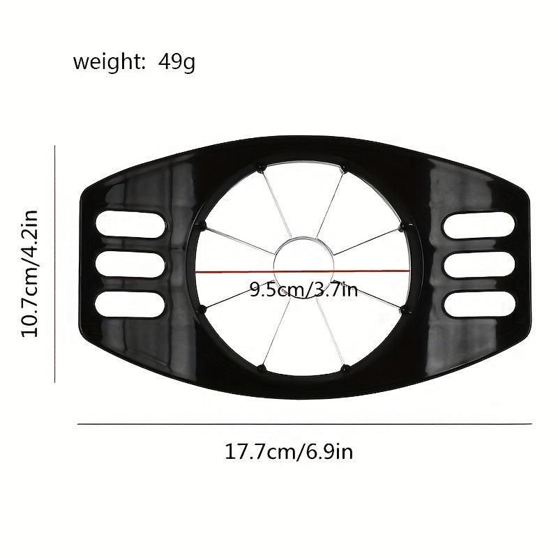 Stainless Steel Apple Slicer and Corer with Ergonomic Handle Manual Fruit Cutter