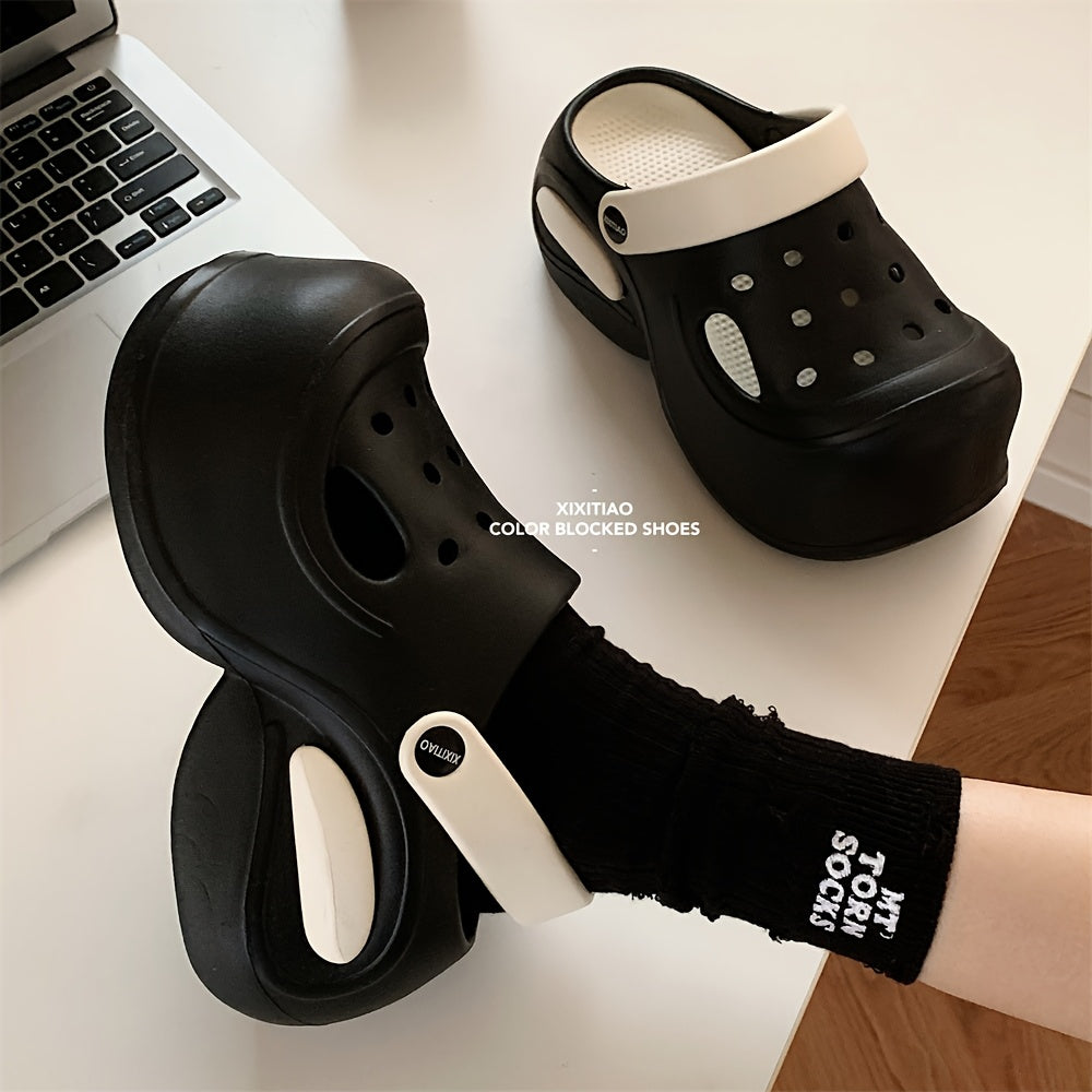 Women's EVA Platform Clogs Thick Sole Casual Slip-On Shoes