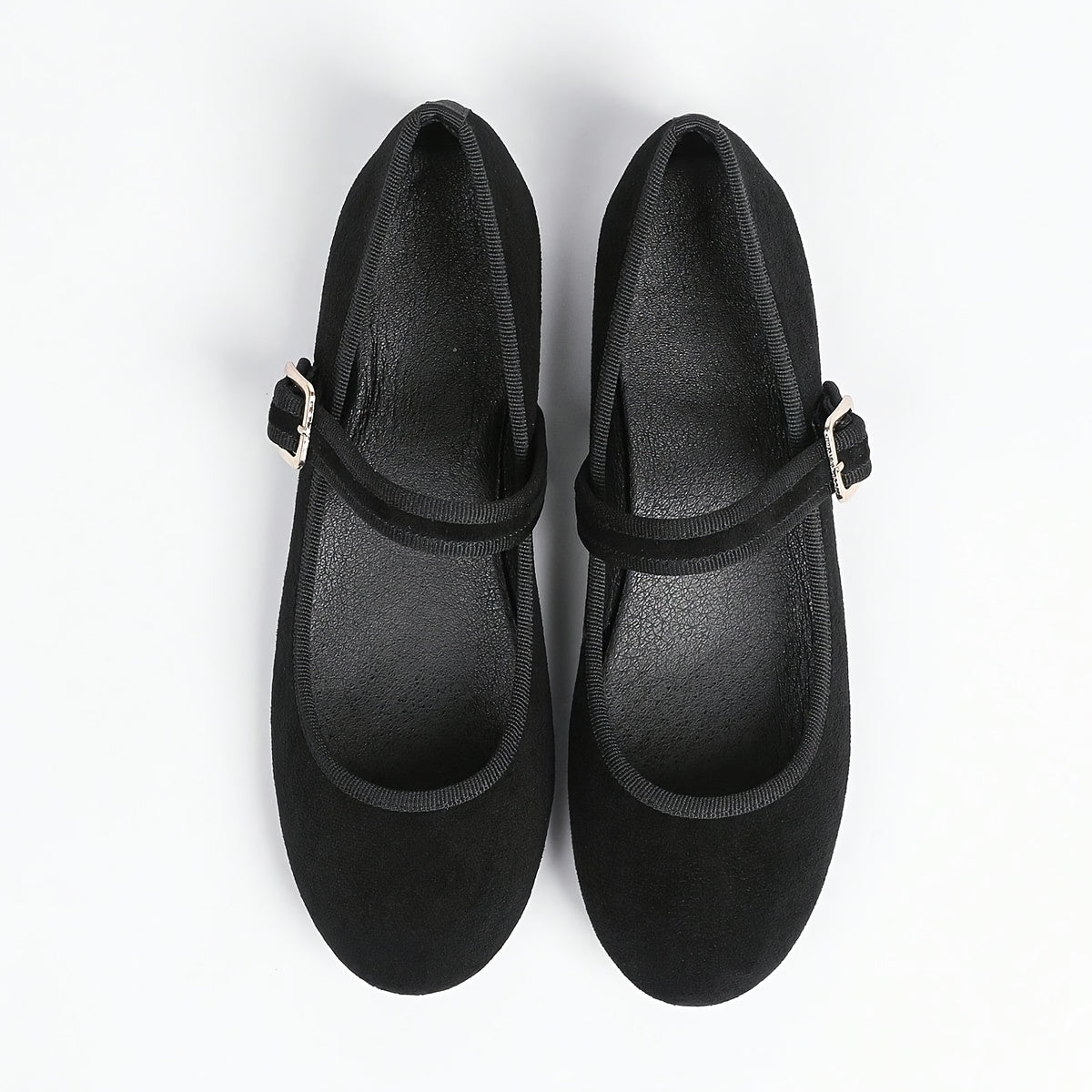 Zapatos planos de mujer tipo Mary Jane con correa en el tobillo, slip-on, casual y para oficina