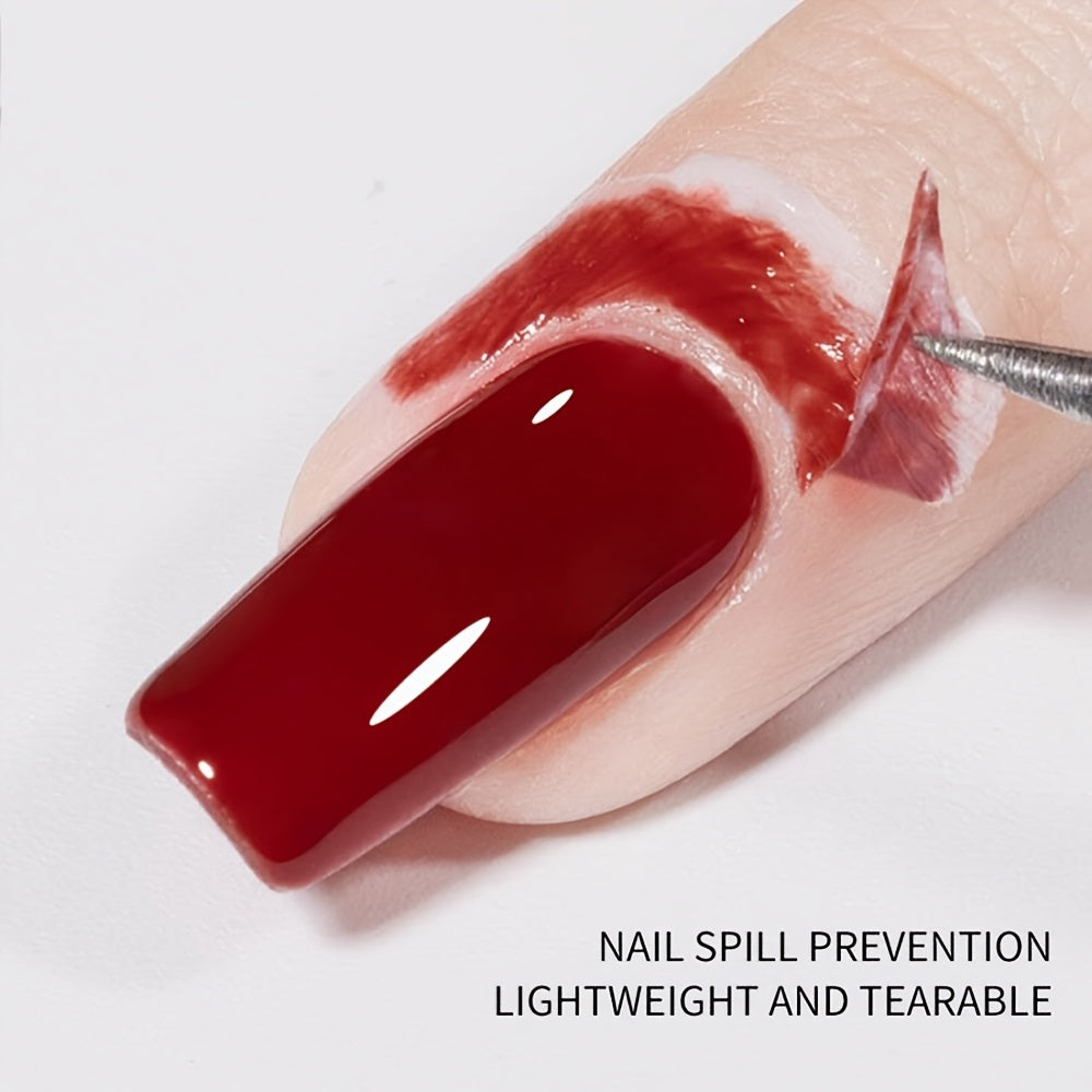 Cuidado de uñas unisex protector de cutículas exfoliante barrera color beige claro herramienta de manicura