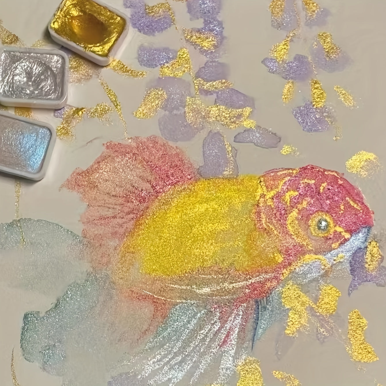 20 Rangli Marjon Suvbo'yoq Pigmentlari An'anaviy Xitoy Rassomi, Tangka Kaligrafiya va San'at uchun